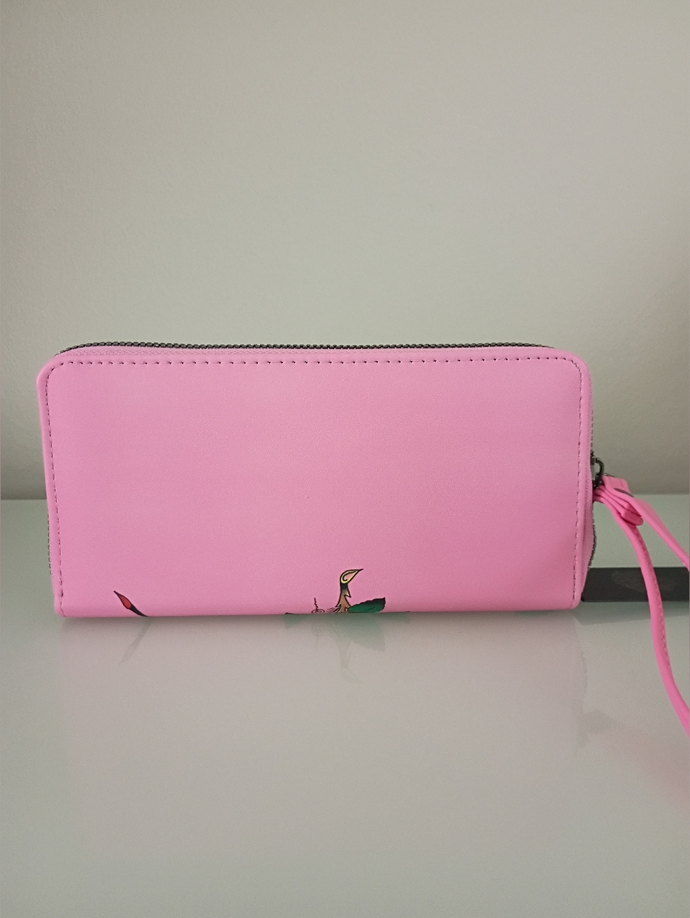 New Ed Hardy Pink Leopard Zip Wallet - Picture 3 of 6